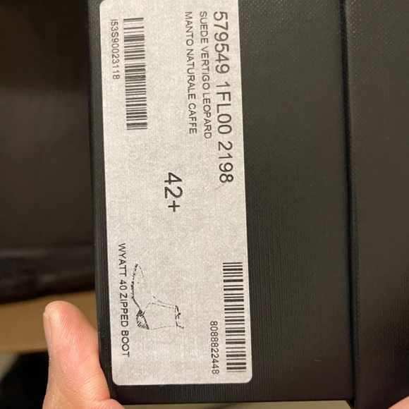 New Saint Laurent Wyatt leopard print 40mm boots - Picture 8 of 8